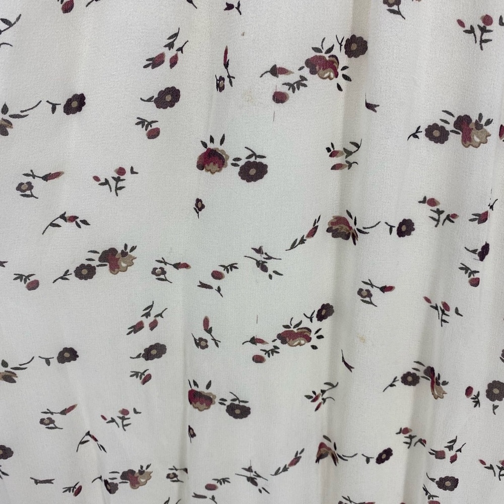 Ulla Johnson Embroidered Chiffon Silk Leena Floral Print Midi Dress - Picture 9 of 13